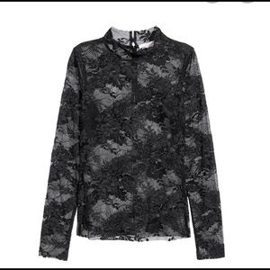 Nicki Minaj x H&M Lace Top - Size Medium